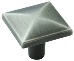 Amerock Extensity 1-1/8 Inch Square Cabinet Knob Satin Nickel -Cabinet Hardware Store amerock bp29370as 25pack 8857233