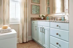 Amerock Crawford 5 Inch (128mm) Center To Center Bar Cabinet Pull Golden Champagne -Cabinet Hardware Store amerock bp36594 alternate view 2489