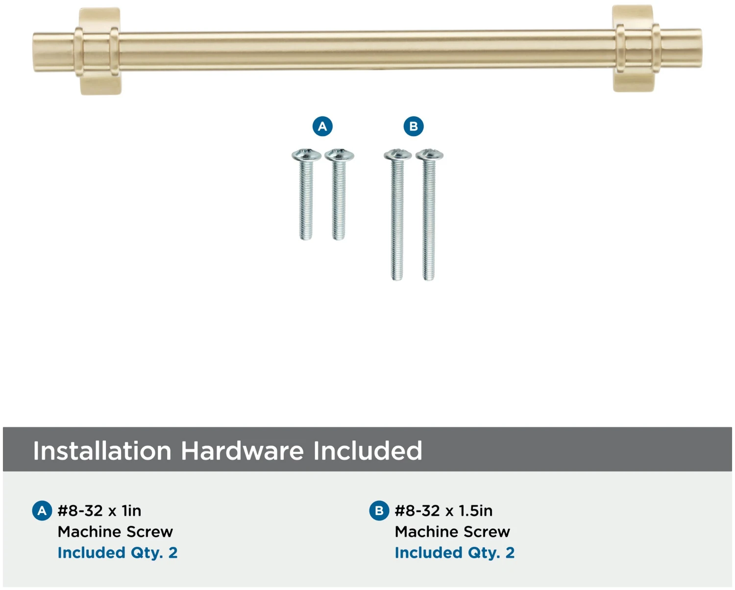 Amerock Davenport 6-5/16 Inch Center To Center Bar Cabinet Pull Polished Chrome 10 Amerock Davenport 6-5/16 Inch Center To Center Bar Cabinet Pull Polished Chrome - Image 8