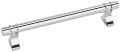 Amerock Davenport 6-5/16 Inch Center To Center Bar Cabinet Pull Polished Chrome