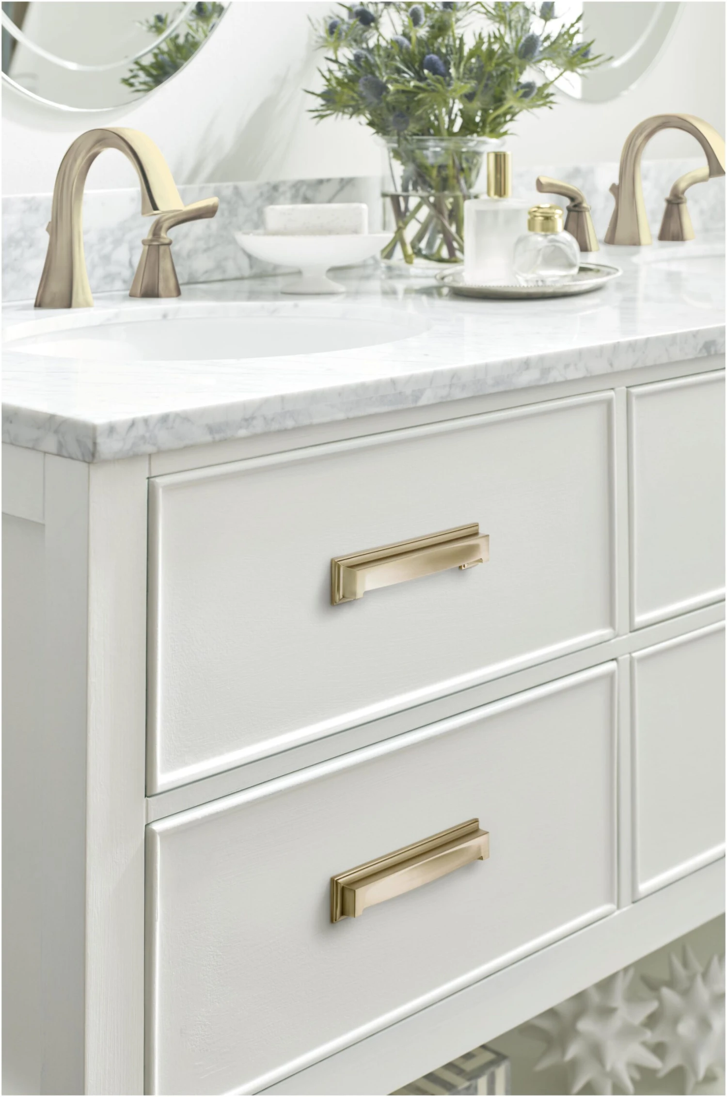 Amerock Appoint 5-1/16 And 6-5/16 Inch Dual Center To Center Cup Cabinet Pull Matte Black 6 Amerock Appoint 5-1/16 And 6-5/16 Inch Dual Center To Center Cup Cabinet Pull Matte Black - Image 4