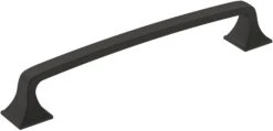 Amerock Ville 6-5/16 Inch Center To Center Handle Cabinet Pull Matte Black