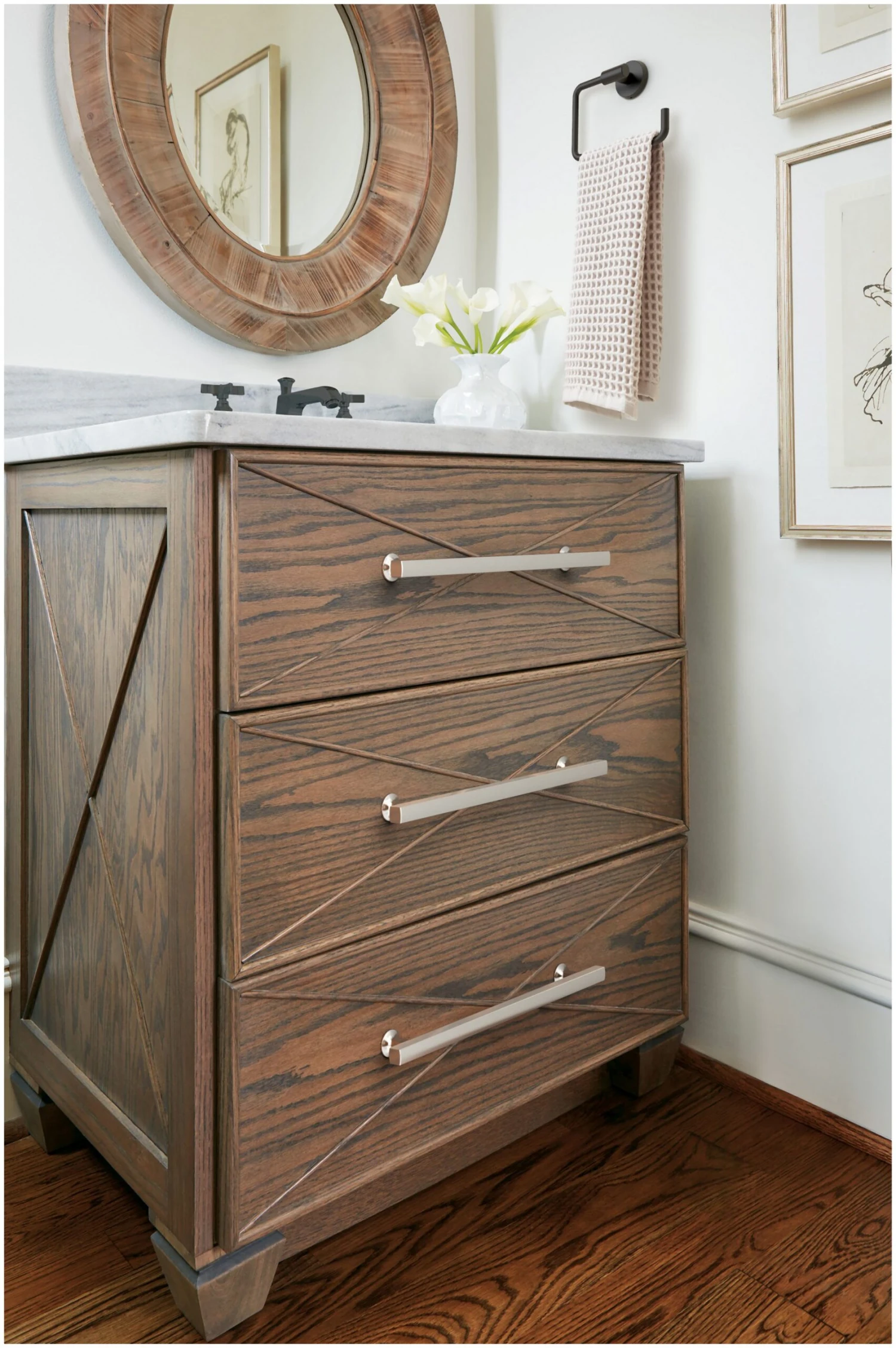 Amerock Everett 10-1/16 Inch Center To Center Bar Cabinet Pull Champagne Bronze 11 Amerock Everett 10-1/16 Inch Center To Center Bar Cabinet Pull Champagne Bronze - Image 9