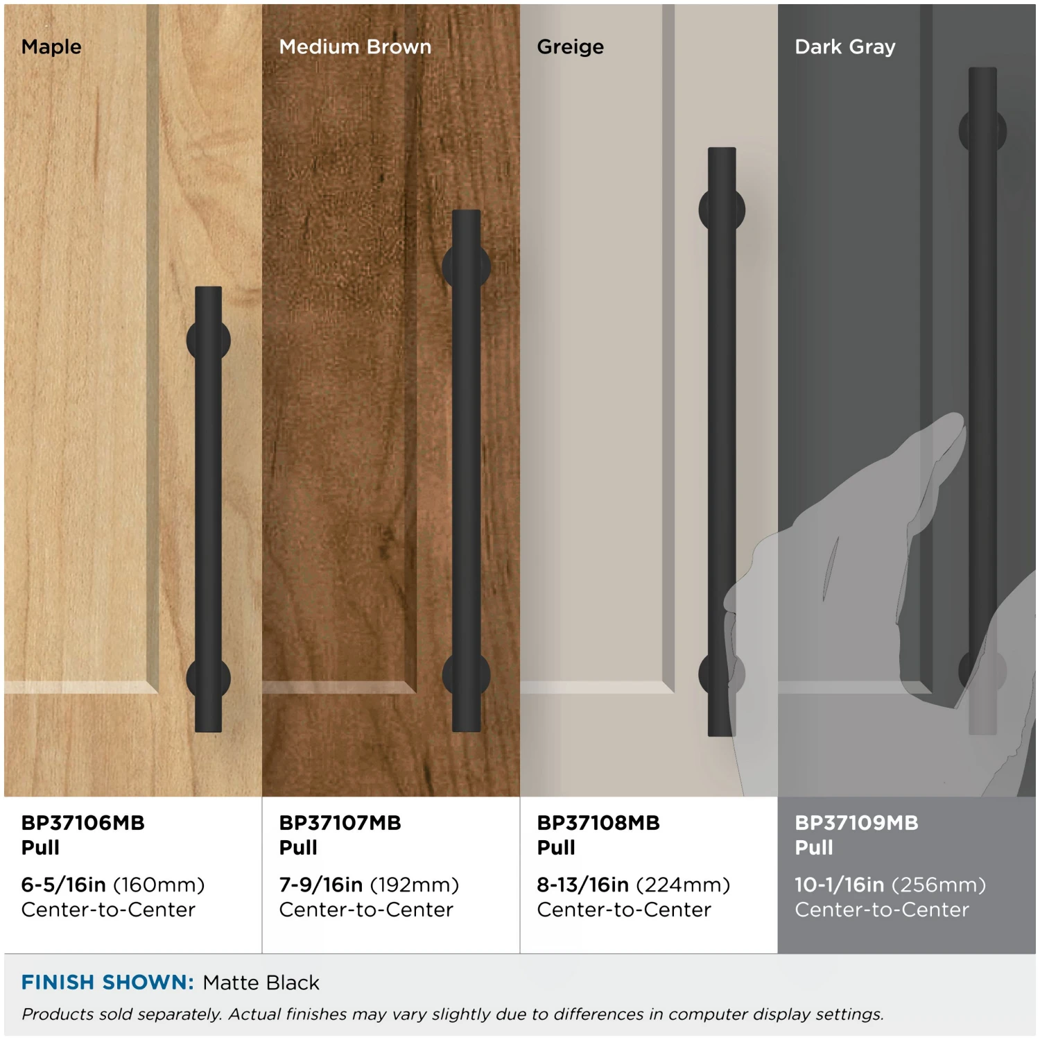 Amerock Everett 10-1/16 Inch Center To Center Bar Cabinet Pull Champagne Bronze 15 Amerock Everett 10-1/16 Inch Center To Center Bar Cabinet Pull Champagne Bronze - Image 13