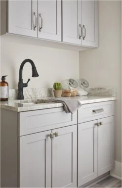 Amerock Jolene 6-5/16 Inch Center To Center Handle Cabinet Pull Matte Gold -Cabinet Hardware Store amerock bp4584160 alternate image 261