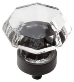 Amerock Traditional Classics 1-5/16 Inch Geometric Cabinet Knob Crystal Oil Rubbed Bronze -Cabinet Hardware Store amerock bp55268cbbr 25pack 8857233