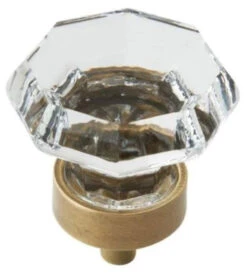Amerock Traditional Classics 1-5/16 Inch Geometric Cabinet Knob Crystal Oil Rubbed Bronze -Cabinet Hardware Store amerock bp55268cgb 25pack 8857233