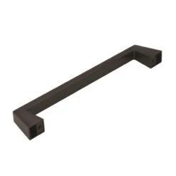 Amerock Blackrock 8 Inch Center To Center Appliance Pull Oil Rubbed Bronze -Cabinet Hardware Store amerock bp55279 side view in oil rubbed bronze 2249