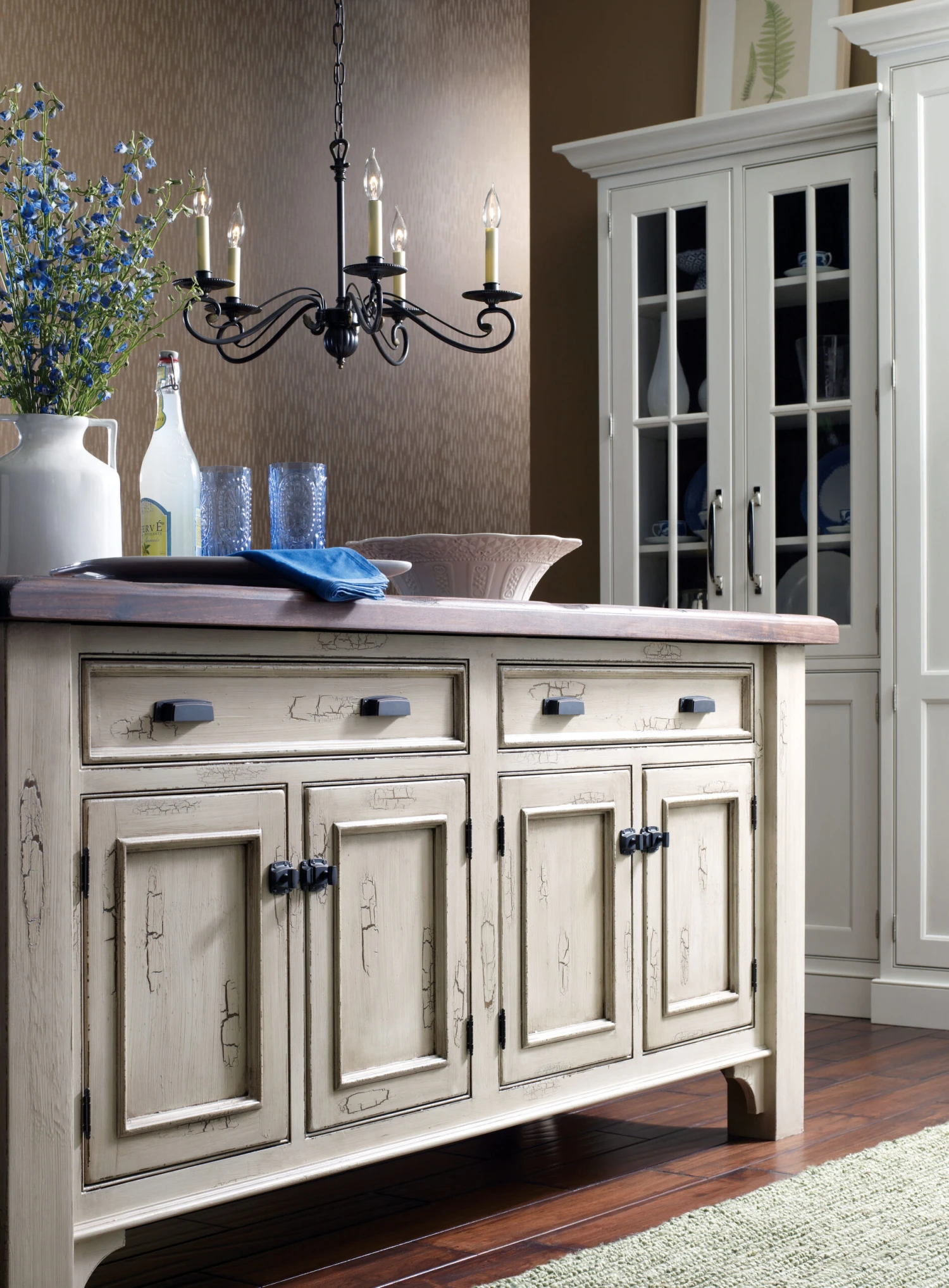 Amerock Highland Ridge 1-3/5" Designer Latch Polished Nickel 4 Amerock Highland Ridge 1-3/5" Designer Latch Polished Nickel - Image 2