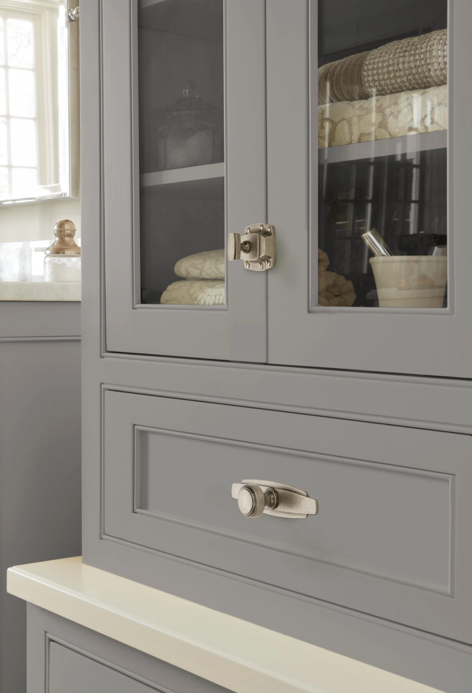 Amerock Highland Ridge 1-3/5" Designer Latch Polished Nickel 17 Amerock Highland Ridge 1-3/5" Designer Latch Polished Nickel - Image 15