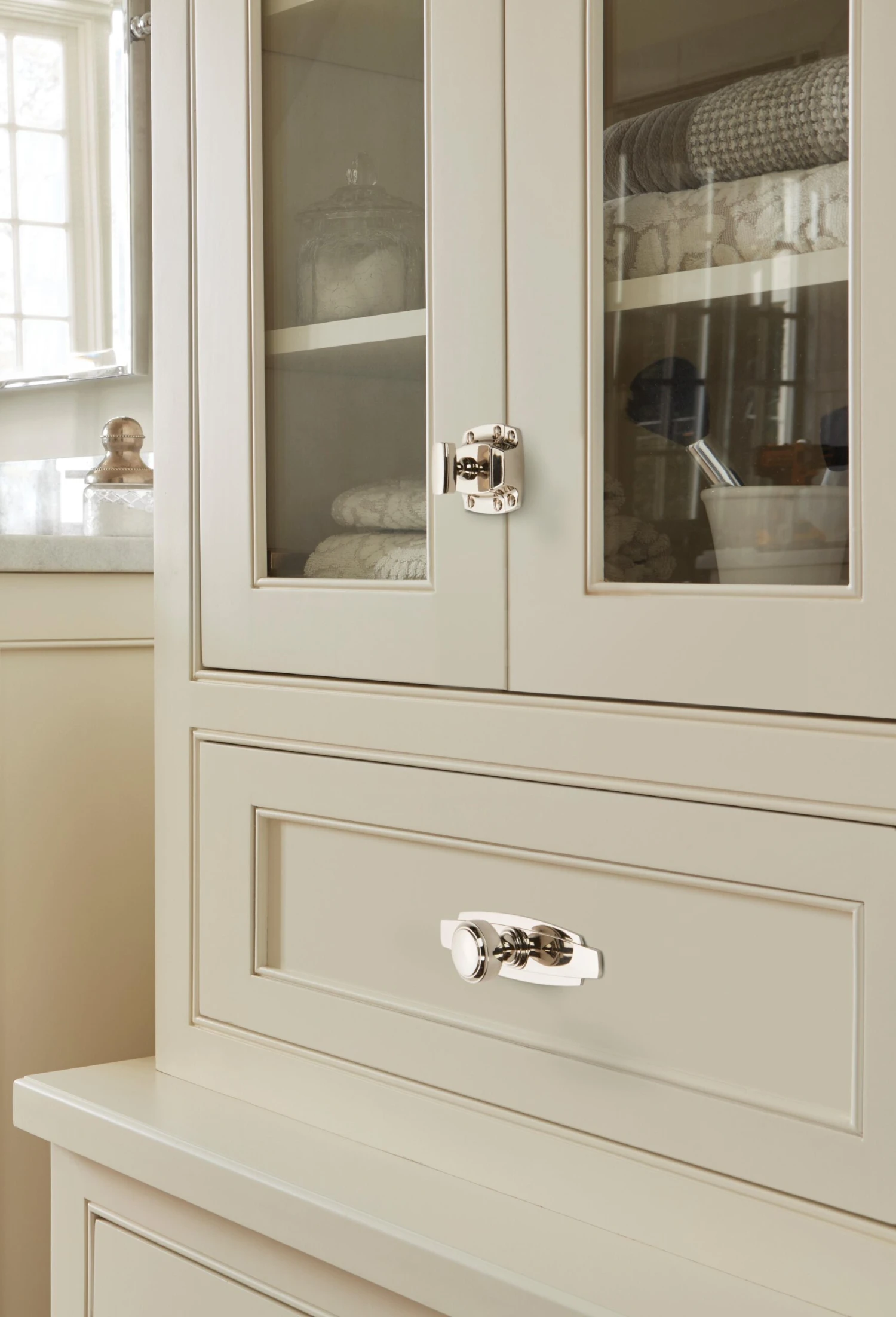 Amerock Highland Ridge 1-3/5" Designer Latch Polished Nickel 20 Amerock Highland Ridge 1-3/5" Designer Latch Polished Nickel - Image 18