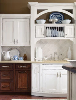 Amerock Highland Ridge 5 Inch (128mm) Center To Center Handle Cabinet Pull - 10 Pack Antique Pewter -Cabinet Hardware Store amerock bp55319 10pack alternate view 4459