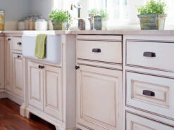 Amerock Highland Ridge 5 Inch (128mm) Center To Center Handle Cabinet Pull - 10 Pack Antique Pewter -Cabinet Hardware Store amerock bp55319 10pack alternate view 4464