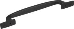 Amerock Highland Ridge 8 Inch Center To Center Appliance Pull Black Bronze -Cabinet Hardware Store amerock bp55322 black bronze rear view 103