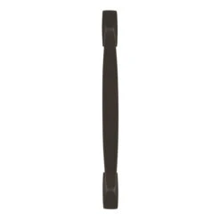 Amerock Highland Ridge 8 Inch Center To Center Appliance Pull Black Bronze -Cabinet Hardware Store amerock bp55322 front view in dark oiled bronze 2365