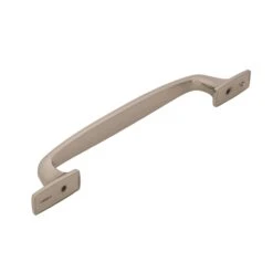 Amerock Highland Ridge 8 Inch Center To Center Appliance Pull Black Bronze -Cabinet Hardware Store amerock bp55322 side view in polished nickel 2368
