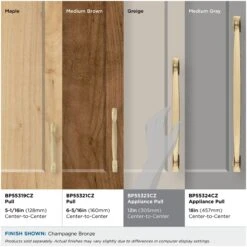 Amerock Highland Ridge 12 Inch Center To Center Appliance Pull Polished Nickel 26 Amerock Highland Ridge 12 Inch Center To Center Appliance Pull Polished Nickel -Cabinet Hardware Store amerock bp55323 alternate image 1165