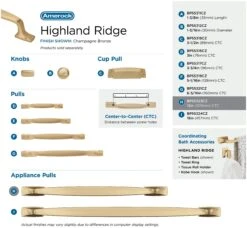 Amerock Highland Ridge 12 Inch Center To Center Appliance Pull Polished Nickel 28 Amerock Highland Ridge 12 Inch Center To Center Appliance Pull Polished Nickel -Cabinet Hardware Store amerock bp55323 alternate image 1167
