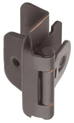 Amerock Functional 1/2" Overlay Double Demountable Hinge - Two Pack - 10 Pack Oil Rubbed Bronze