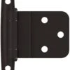 Amerock Functional Hardware 3/8 Inch Inset Surface Mount Cabinet Door Hinge With 105 Degree Opening Angle And Self Close Function - Pack Of 10 Oil Rubbed Bronze 1 Amerock Functional Hardware 3/8 Inch Inset Surface Mount Cabinet Door Hinge With 105 Degree Opening Angle And Self Close Function - Pack Of 10 Oil Rubbed Bronze -Cabinet Hardware Store amerock tenr3428orb 3433039
