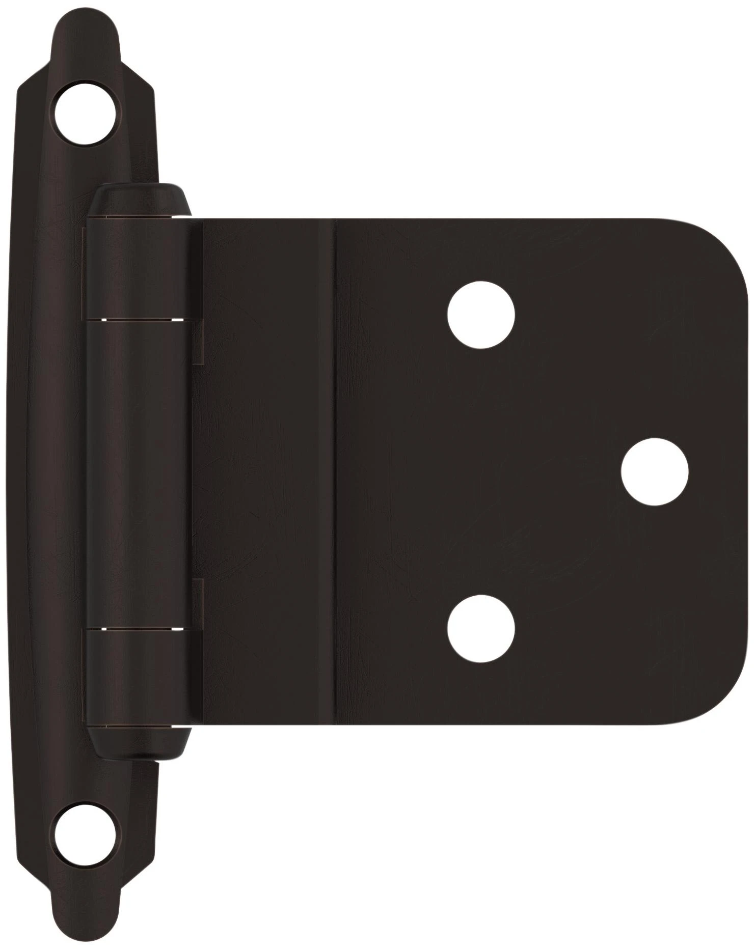 Amerock Functional Hardware 3/8 Inch Inset Surface Mount Cabinet Door Hinge With 105 Degree Opening Angle And Self Close Function - Pack Of 10 Oil Rubbed Bronze 3 Amerock Functional Hardware 3/8 Inch Inset Surface Mount Cabinet Door Hinge With 105 Degree Opening Angle And Self Close Function - Pack Of 10 Oil Rubbed Bronze