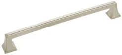 Amerock Mulholland 12 Inch Center To Center Appliance Pull Satin Nickel