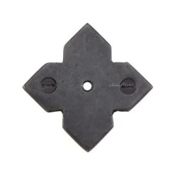 Ashley Norton RG Diamond Gothic 2-1/4" Cabinet Hardware Knob Backplate - Solid Bronze Dark Bronze