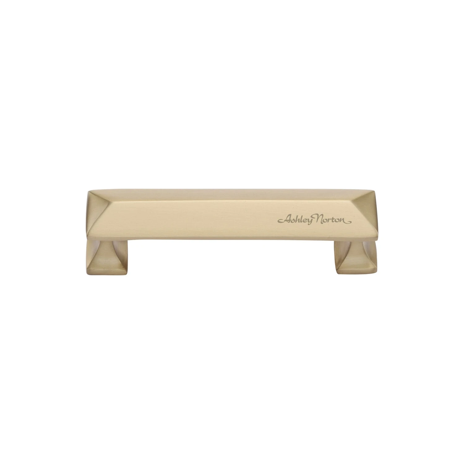 Ashley Norton Solid Brass 6 Inch Center To Center Handle Cabinet Pull Satin Brass 3 Ashley Norton Solid Brass 6 Inch Center To Center Handle Cabinet Pull Satin Brass