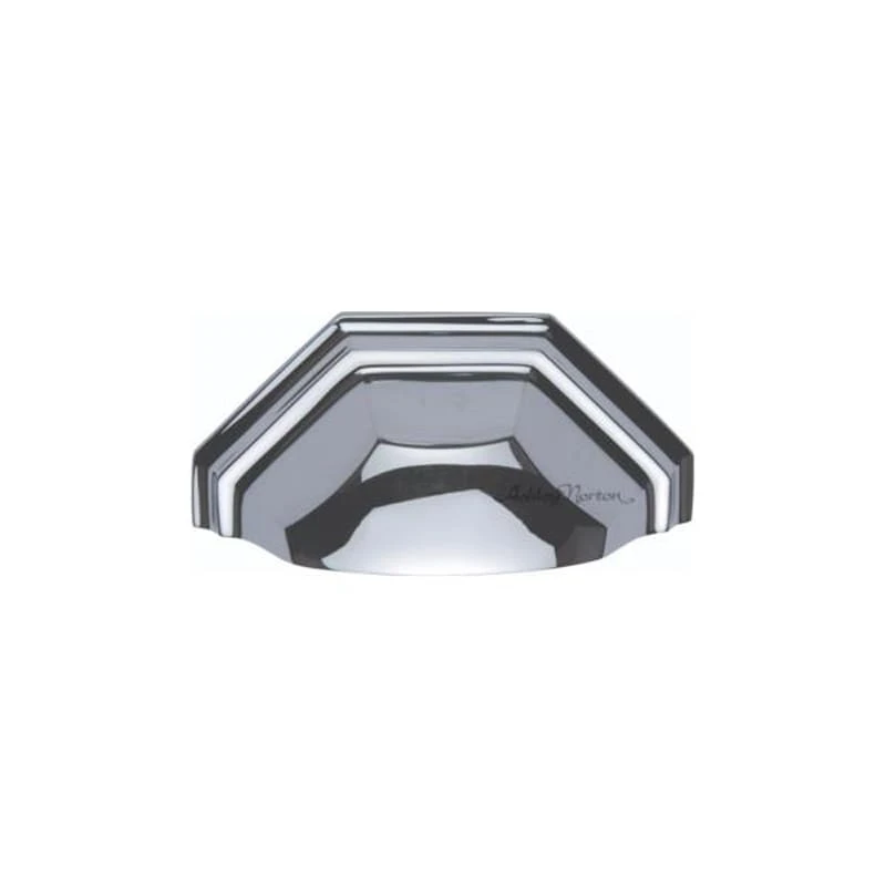 Ashley Norton Solid Brass 3-1/2 Inch Center To Center Cup Cabinet Pull Polished Chrome 3 Ashley Norton Solid Brass 3-1/2 Inch Center To Center Cup Cabinet Pull Polished Chrome