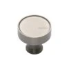 Ashley Norton Classic 1-1/4 Inch Round Flat Cabinet Knob Drawer Knob - Solid Brass Satin Nickel -Cabinet Hardware Store ashley norton mt4549 032 gsn 4495661