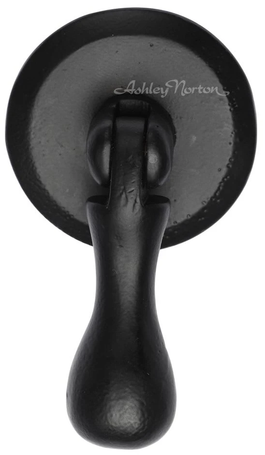 Ashley Norton Solid Bronze 1 3/4" Wide Pendant Drop Cabinet Knob Drop Pull White Medium 5 Ashley Norton Solid Bronze 1 3/4" Wide Pendant Drop Cabinet Knob Drop Pull White Medium - Image 3