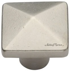 Ashley Norton Solid Bronze 1-1/4" Square Pyramid Cabinet Knob Drawer Knob Dark Bronze -Cabinet Hardware Store ashley norton wl 390 11 4 5499994