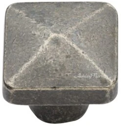 Ashley Norton Solid Bronze 1-1/4" Square Pyramid Cabinet Knob Drawer Knob Dark Bronze -Cabinet Hardware Store ashley norton wm 390 11 4 5499994