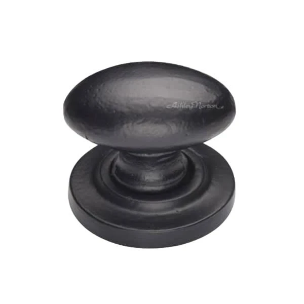Ashley Norton Solid Bronze 1-1/2" Oval Egg Vintage Cabinet Knob / Drawer Knob With Optional Backplate Rose Dark Bronze 4 Ashley Norton Solid Bronze 1-1/2" Oval Egg Vintage Cabinet Knob / Drawer Knob With Optional Backplate Rose Dark Bronze - Image 2