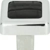 Atlas Homewares Paradigm 1-1/4 Inch Square Cabinet Knob Chrome / Black Croc Leather 1 Atlas Homewares Paradigm 1-1/4 Inch Square Cabinet Knob Chrome / Black Croc Leather -Cabinet Hardware Store atlas homewares 3149 croc 639002
