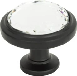 Atlas Homewares Crystal 1-5/16 Inch Mushroom Cabinet Knob Polished Chrome -Cabinet Hardware Store atlas homewares 343 bl 639002