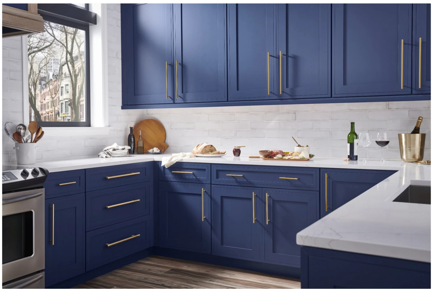 Atlas Homewares Griffith 12 Inch Center To Center Bar Appliance Pull Brushed Nickel 16 Atlas Homewares Griffith 12 Inch Center To Center Bar Appliance Pull Brushed Nickel - Image 14