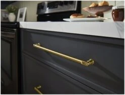 Atlas Homewares Everitt 12 Inch Center To Center Handle Appliance Pull Warm Brass -Cabinet Hardware Store atlas homewares a988 alternate image 240