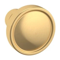 Baldwin Tulip 1-1/4 Inch Mushroom Cabinet Knob From The Estate Collection Lifetime Satin Brass