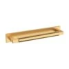 Baldwin Contemporary 6 Inch Center To Center Cabinet Pull Backplate From The Estate Collection Lifetime Satin Brass 1 Baldwin Contemporary 6 Inch Center To Center Cabinet Pull Backplate From The Estate Collection Lifetime Satin Brass -Cabinet Hardware Store baldwin 4927044bin 6023676