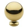 Baldwin Spherical 1-1/4 Inch Round Cabinet Knob Polished Brass 1 Baldwin Spherical 1-1/4 Inch Round Cabinet Knob Polished Brass -Cabinet Hardware Store baldwin 4961030