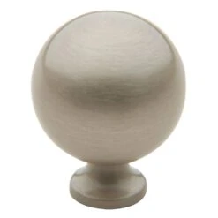 Baldwin Spherical 1-1/4 Inch Round Cabinet Knob Polished Brass -Cabinet Hardware Store baldwin 4961150