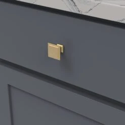 Belwith Keeler Studio II 1-1/4" Square Solid Brass Cabinet Knob / Drawer Knob Polished Nickel -Cabinet Hardware Store belwith keeler b055555 alternate image 53