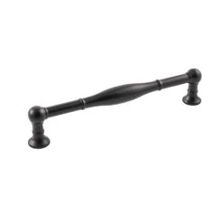 Belwith Keeler Fuller 6-5/16" Center To Center Vintage Cabinet Handle / Drawer Pull Polished Nickel -Cabinet Hardware Store belwith keeler b076291 mb 1226618
