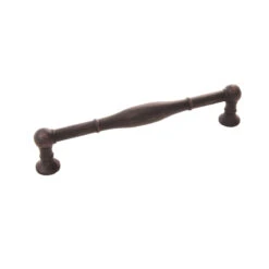 Belwith Keeler Fuller 6-5/16" Center To Center Vintage Cabinet Handle / Drawer Pull Polished Nickel -Cabinet Hardware Store belwith keeler b076291 ss 9607050 131