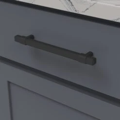 Belwith Keeler Monroe 8-13/16" Center To Center Square Cabinet Bar Handle / Drawer Pull Vintage Bronze -Cabinet Hardware Store belwith keeler b077026 alternate image 1128