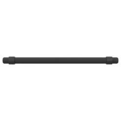 Belwith Keeler Sinclaire 12" Center To Center Modern Industrial Ridged Appliance Bar Handle / Appliance Bar Pull Matte Black / Brushed Golden Brass -Cabinet Hardware Store belwith keeler b077113 alternate image 1242