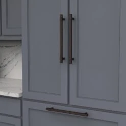 Belwith Keeler Monroe 18" Center To Center Square Bar Appliance Handle / Appliance Pull Satin Nickel -Cabinet Hardware Store belwith keeler b078833 alternate image 2339 1