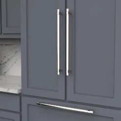 Belwith Keeler Monroe 18" Center To Center Square Bar Appliance Handle / Appliance Pull Satin Nickel -Cabinet Hardware Store belwith keeler b078833 alternate image 2345 1