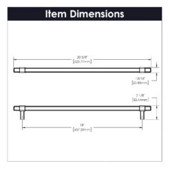 Belwith Keeler Monroe 18" Center To Center Square Bar Appliance Handle / Appliance Pull Satin Nickel -Cabinet Hardware Store belwith keeler b078833 alternate image 2350 1